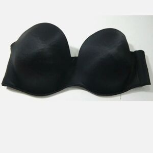 Cacique Black Strapless Push Up Bra